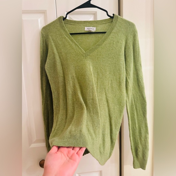 100% Cashmere Nordstrom Signature Sweater | Mint | Size S - Picture 9 of 12
